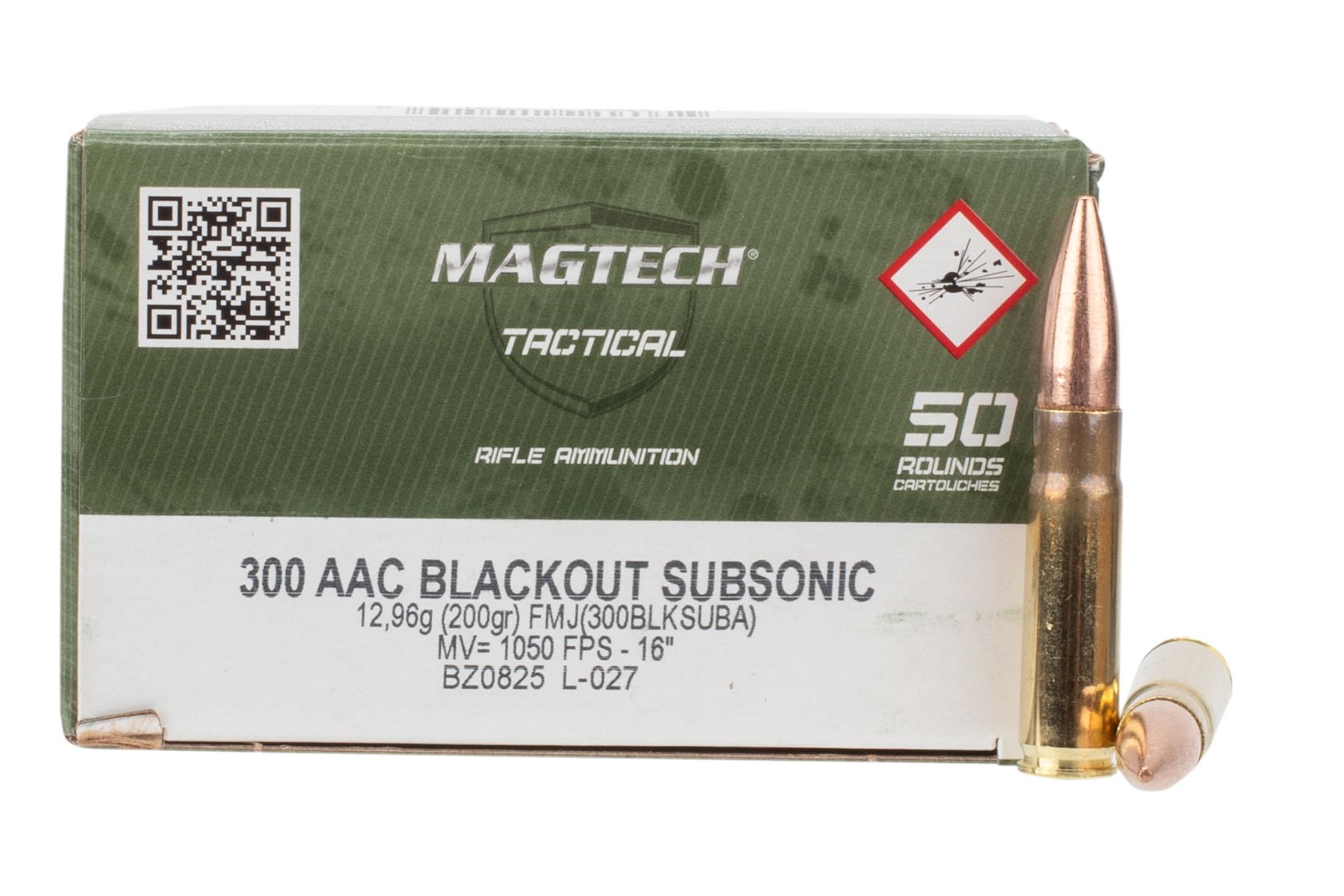 Magtech 300 Blackout 200gr Subsonic Ammo - Box of 50